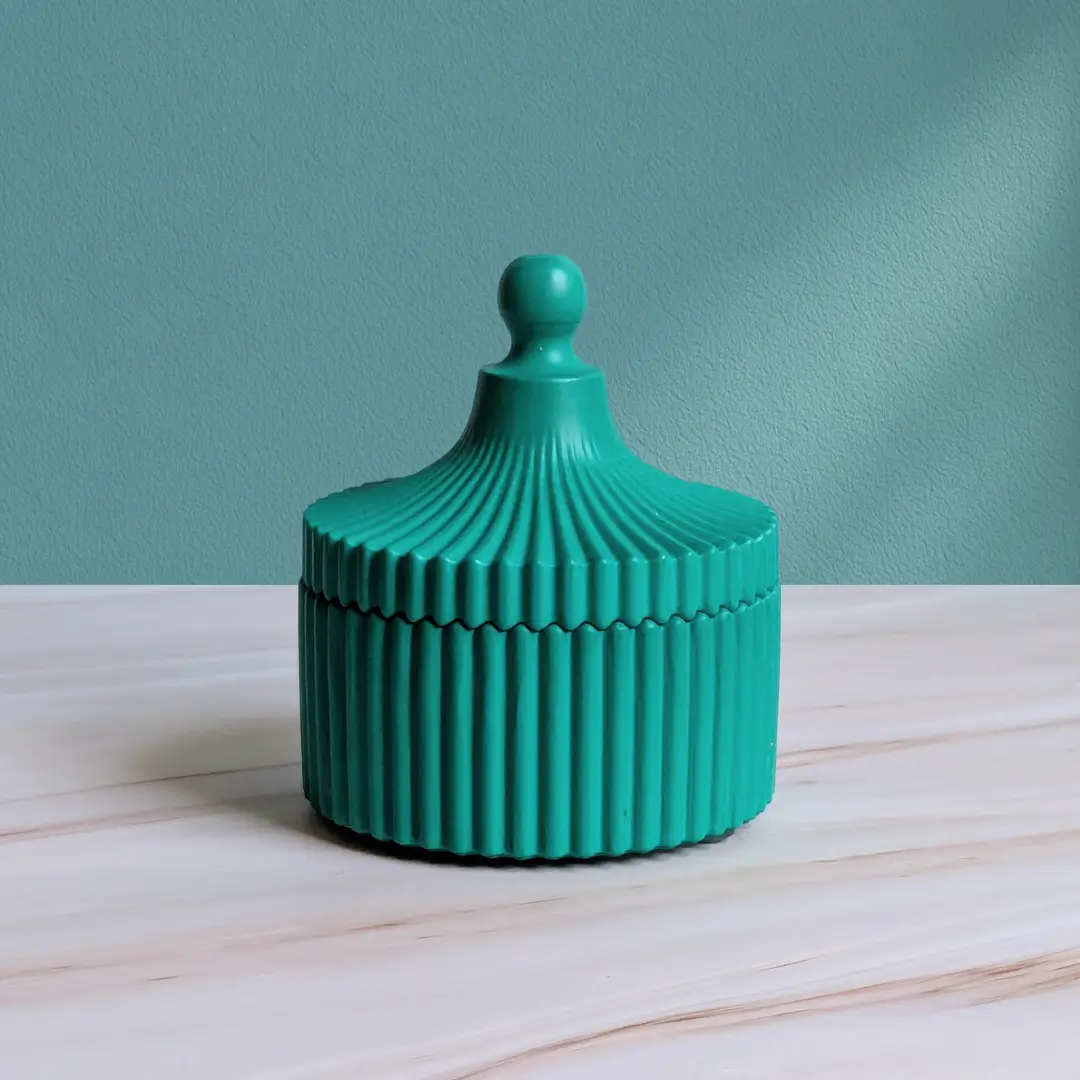 Serenity Green Small Pot Candle